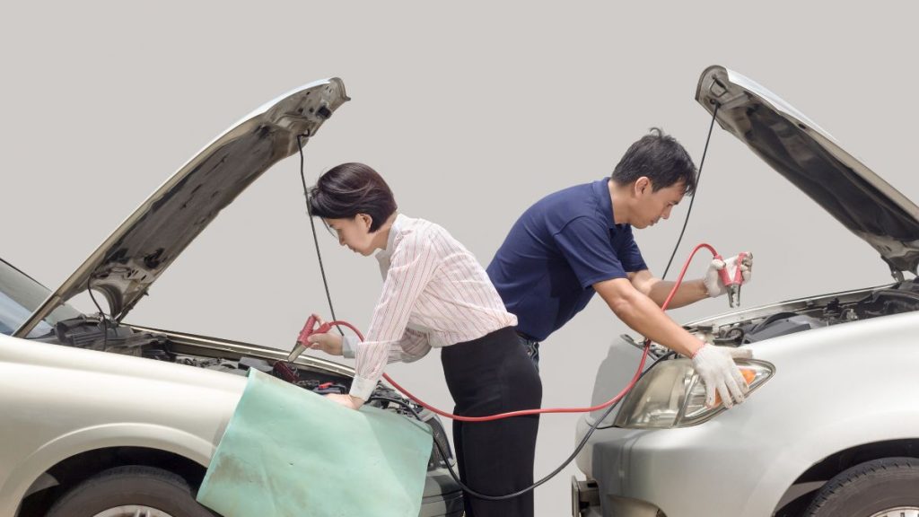 How to jump start the car by yourself
